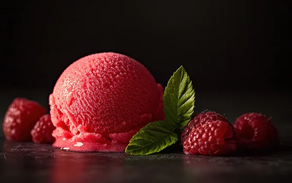 Huisgemaakt sorbet van Cremerie Oostende